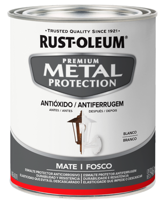Esmalte Anticorrosivo Metal 946ml Blanco Mate Rust Oleum,hi-res