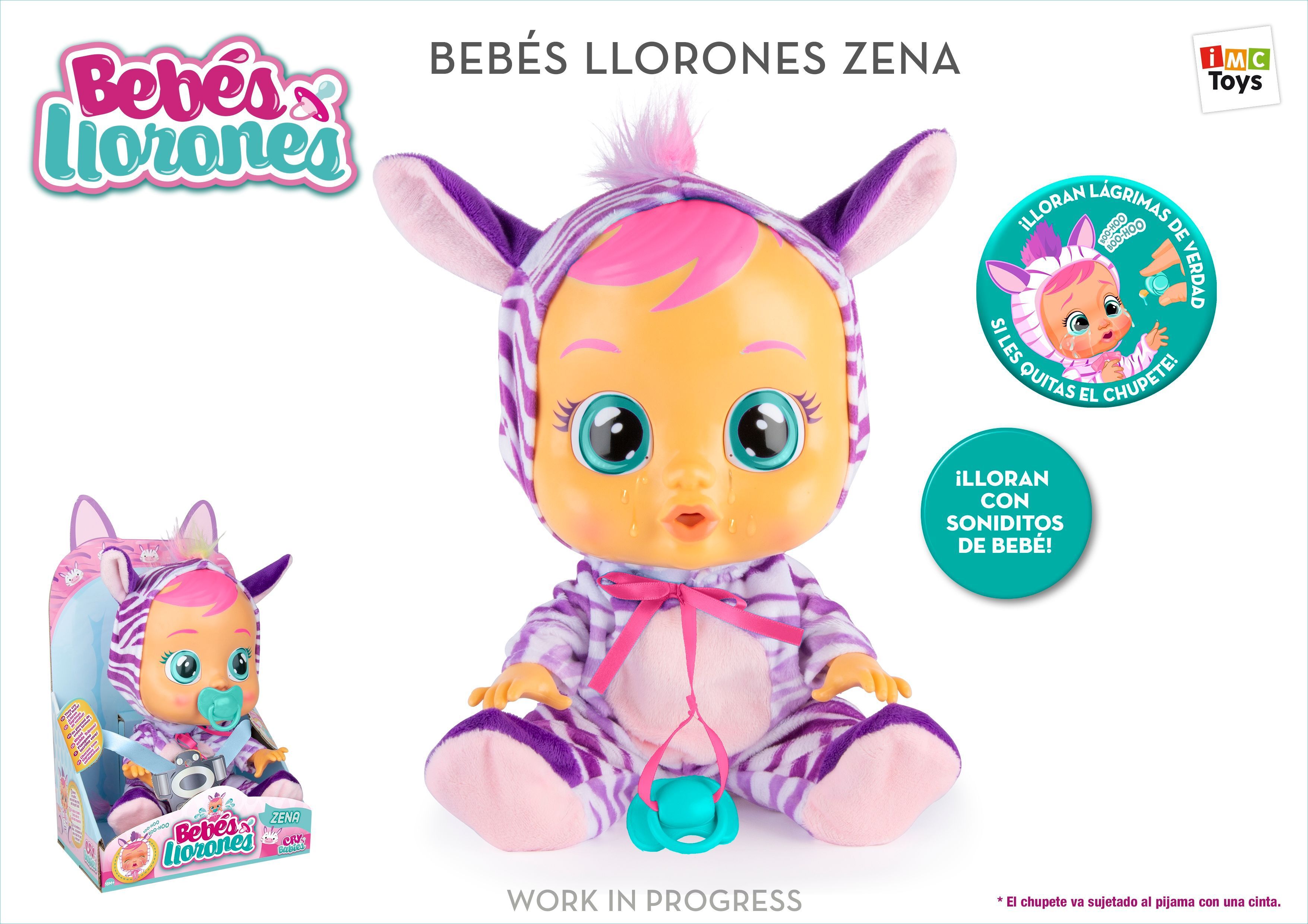 Muñeco Bebe Llorones Zena