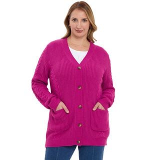 Sweater Mujer Tapado Magenta Fashion´s Park,hi-res