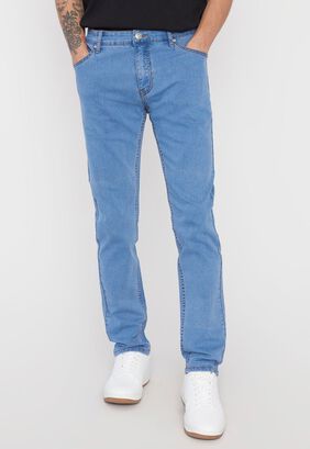 Jeans Hombre Skinny Fit Spandex Azul - Corona,hi-res