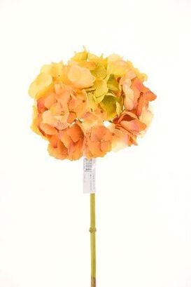 Flor Decorativa Hortensia Naranja 52Cm,hi-res