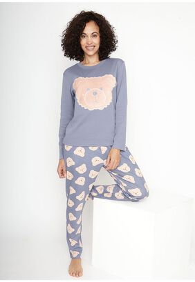 Pijama de algodoón mujer 60.1536M KAYSER,hi-res