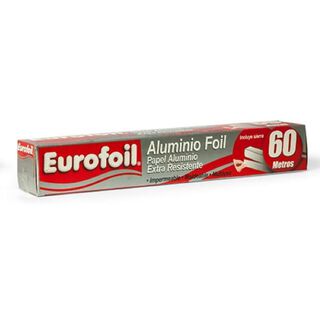 Papel Aluminio 60mts Eurofoil,hi-res