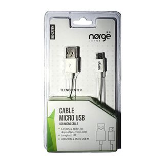 Cable Carga Micro USB Norge 1 metro,hi-res