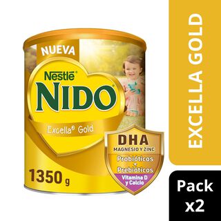 Pack NIDO Excella Gold 1+ 1350g x2,hi-res