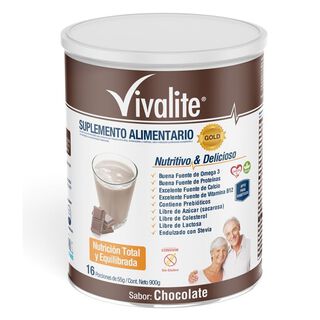 Vivalite Gold Suplemento Sabor Chocolate 900gr,hi-res