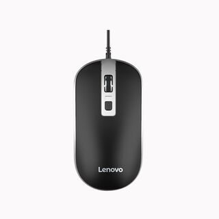 Mouse con cable M104, 1600DPI, para oficina, USB,hi-res