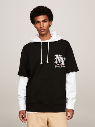 Polerón Hoodie Relaxed Ny Grunge Negro Tommy Jeans,hi-res