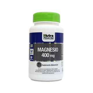 Magnesio 400 mg 60 Comprimidos Nutra Pharm,hi-res