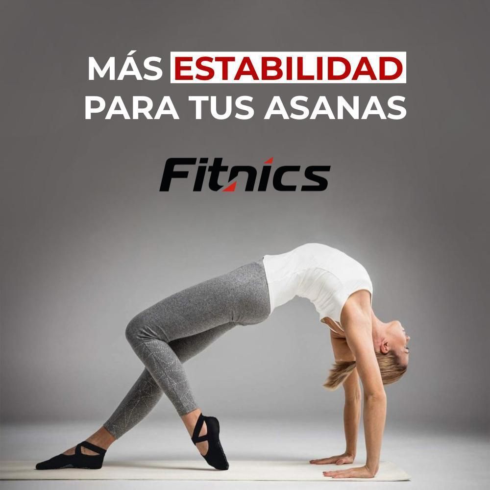 Calcetines antideslizantes Sport Pilates hombre Negro