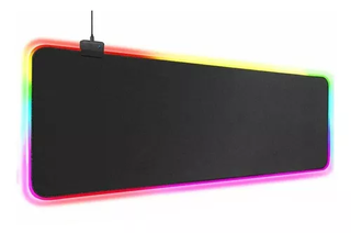 Mouse Pad gamer GMS X5 de fibra 800mm x 300mm negro,hi-res