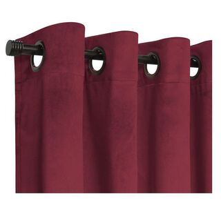 Set de cortinas 2 Paños 140x220 - Velvet Aterciopeladas - Rojo Terracota,hi-res