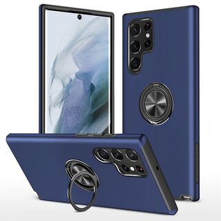 Carcasa Compatible con Samsung A53 5g Anti Golpes Anillo Colores Azul marino,hi-res
