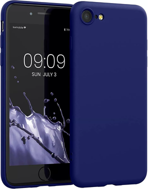 Carcasa Para iPhone ( 7/8/SE 2020/2022 ) Silicona Slim Azul,hi-res
