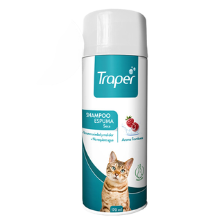 Shampoo Espuma Gatos Traper 170 Ml,hi-res