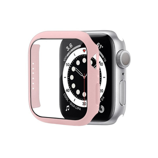 Protector Para Apple Watch Carcasa Slim + Vidrio Templado rosa,hi-res