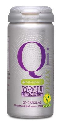 Qi Max - Maqui Ultra Premium + Vitamina C (30 Cápsulas),hi-res