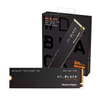 Disco Solido SSD interno WD Black SN770 500GB M.2 2280 PCIe4,hi-res