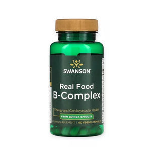 B-complex Real Food 60 Veggie Caps - Swanson,hi-res