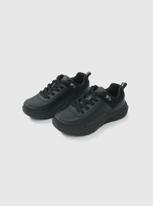 Zapatos Escolares Unisex Negro 49454 Colloky,hi-res