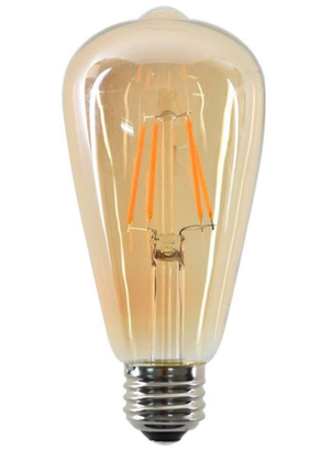 Ampolleta Vintage Decorativa Led Edison Filamento E27 6w,hi-res