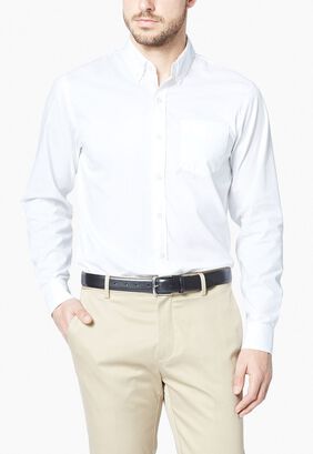Camisa Signature Comfort Flex Classic Fit Blanco 52661-0062,hi-res