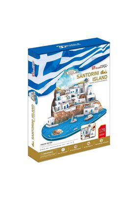 Santorini Island Puzzle 3D,hi-res