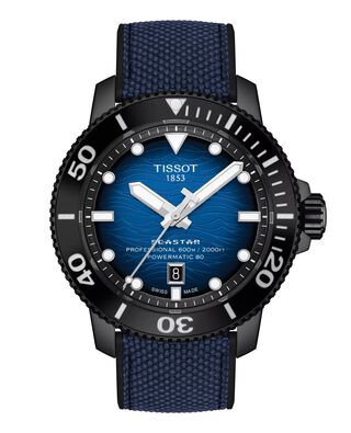 Reloj Tissot Seastar 2000 Professional Tela Azul,hi-res