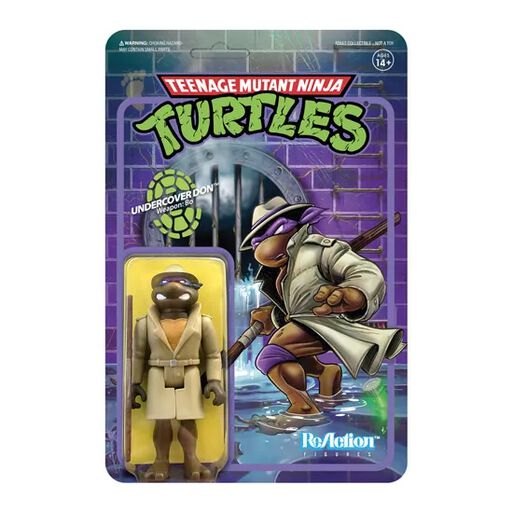 Undercover Donatello - Tortugas Ninja - Super7 Reaction Figure,hi-res