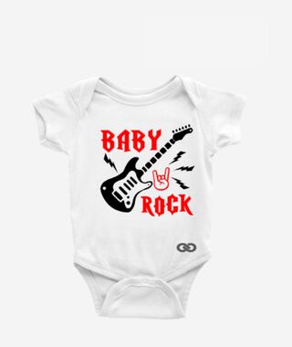 Body Pilucho Bebé Baby Rockero Infantil Guitarra Eléctrica Fender Blanco,hi-res