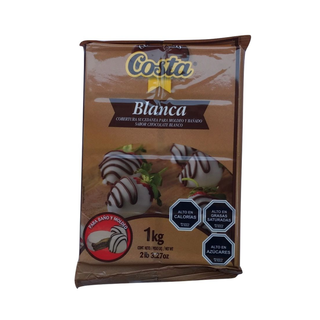 Cobertura Chocolate Blanco Barra Costa 1 Kg,hi-res