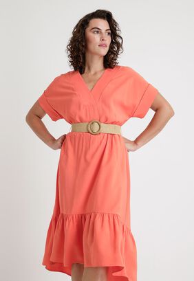 Vestido De Mujer Modelo Caicos Color Coral,hi-res