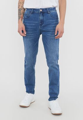 Jeans Hombre Skinny Fit Superflex Azul Oscuro Corona,hi-res