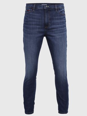 Jeans Skinny Talle Medio Azul Tommy Hilfiger,hi-res