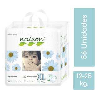 Pañales Ecológicos Nateen Premium XL 56 unidades,hi-res