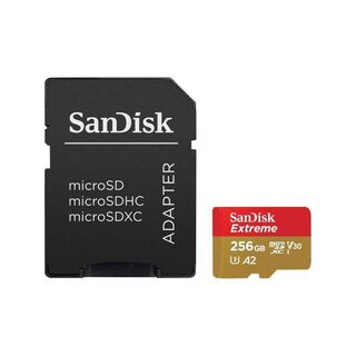 Tarjeta de Memoria Sandisk Micro Sd 256gb Extreme A2 4k,hi-res