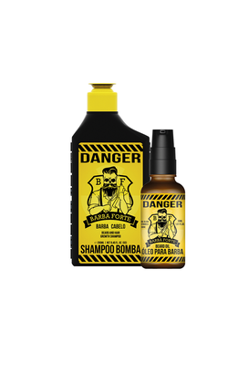 Pack Shampoo Aceite Danger Barba Forte,hi-res