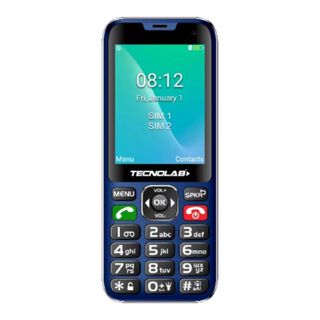 Telefono Senior Adulto Mayor 4G Azul Doble SIM Card TL487,hi-res