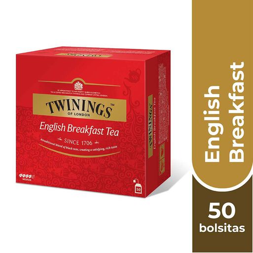 Twinings Té English Breakfast (Etiqueta Roja) x50 Bolsitas,hi-res