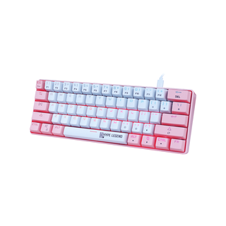 Teclado Mecánico 60%, Hype Legend Rebel PINKU – Red Switch,hi-res