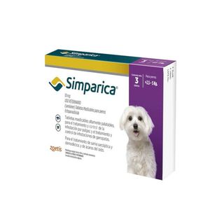 Antiparasitario Simparica 10 MG 2.5-5 KG 3 Comprimidos,hi-res