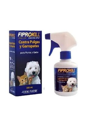 Fiprokill Spray Anti Pulgas/garrapatas 250 Ml Gatos Y Perro,hi-res