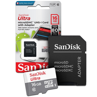 Memoria micro SD de 16GB marca Sandisk,hi-res