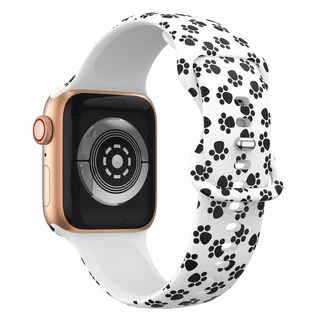 Correa Diseño Compatible Iwatch Apple WatchHuellas 42-44-45MM,hi-res