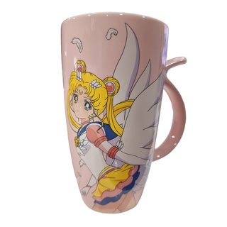 Tazón con bombilla Sailor moon eternal gatita Luna serena,hi-res