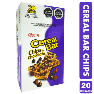 Barra De Ceral Bar Con Chips De Chocolate (Caja Con 20Un),hi-res
