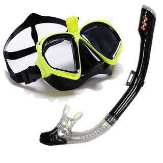 Snorkel con Tubo Amarillo Flourecente cámara deportiva Gopro u otras,hi-res