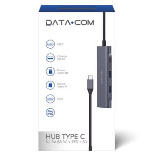 Hub USB Tipo C - 3 USB + Tarjeta SD,hi-res