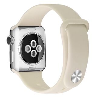 Correa Boton Compatible Iwatch Apple Watch Beige 42-44-45MM,hi-res