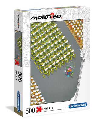 Puzzle 500 piezas Mordillo La Marcha,hi-res